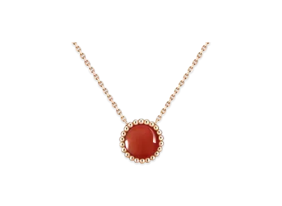 Van Cleef & Arpels Perlee couleurs pendant "18K Rose gold/Carnelian"