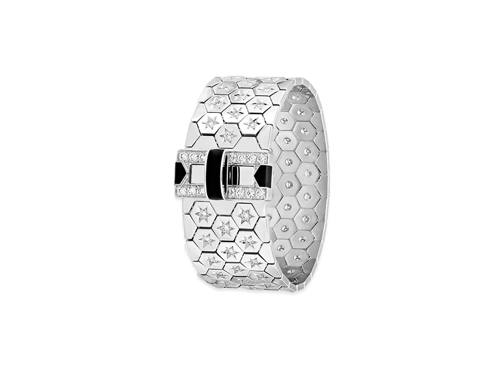 Van Cleef & Arpels Ludo bracelet "18K White gold/Onyx/Diamond"
