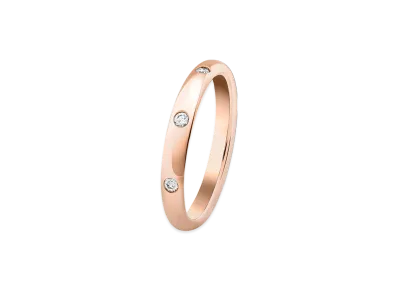 Van Cleef & Arpels Tendrement etoiles wedding band "18K Rose gold/Diamond"