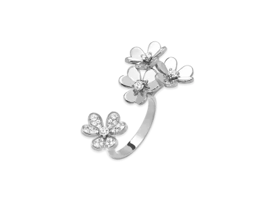 Van Cleef & Arpels Frivole Entre les Doigts ring "18K White gold/Diamond"