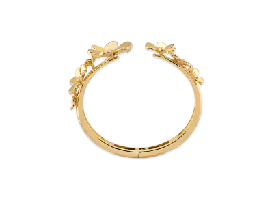 Van Cleef & Arpels Frivole bracelet 7 flowers medium model "18K Yellow gold/Diamond"
