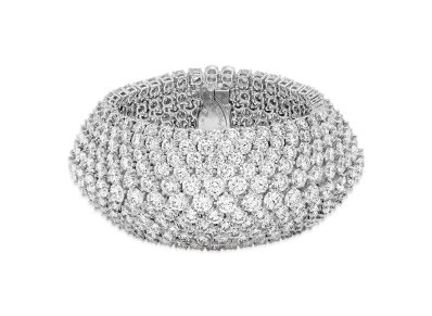 Van Cleef & Arpels A Cheval 11 rows bracelet "Platinum/Diamond"
