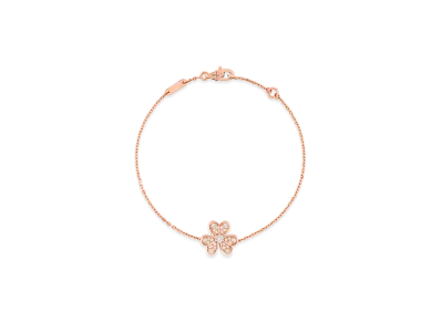 Van Cleef & Arpels Frivole bracelet mini model "18K Rose gold/Diamond"