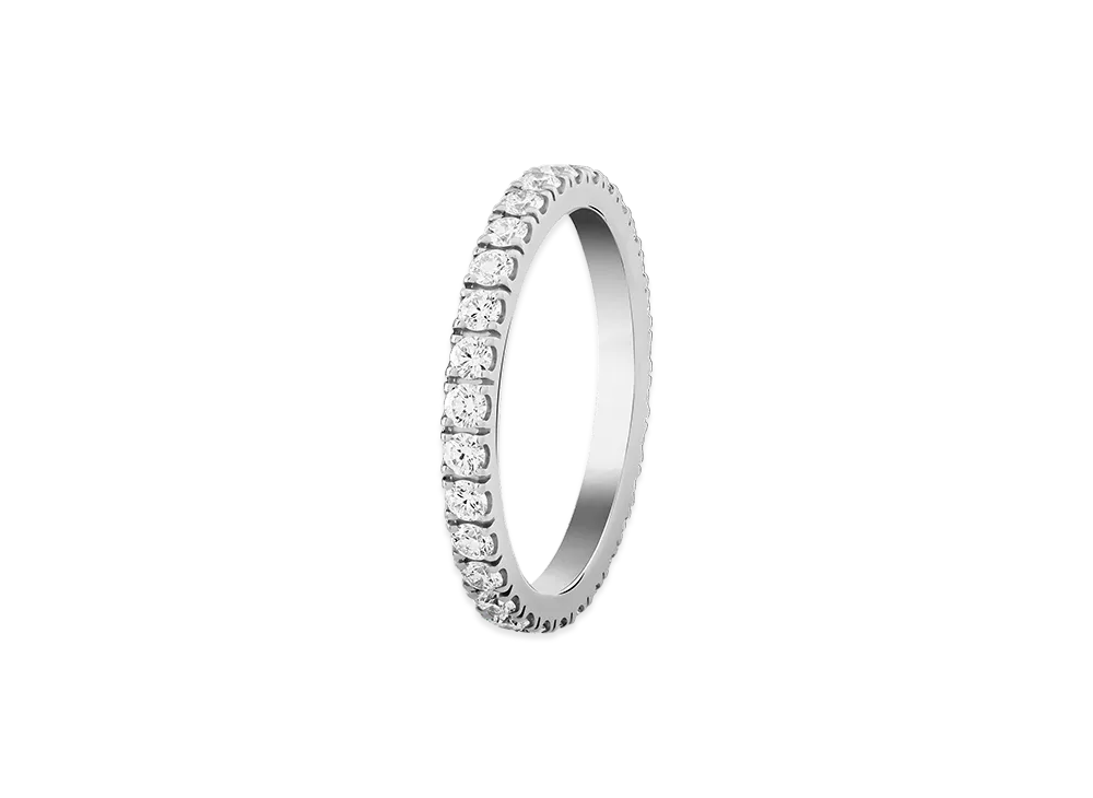 Van Cleef & Arpels Felicite wedding band 2.1mm "18K White gold/Diamond"