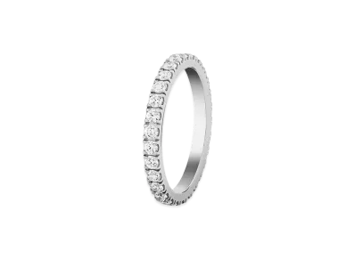 Van Cleef & Arpels Felicite wedding band 2.1mm "18K White gold/Diamond"