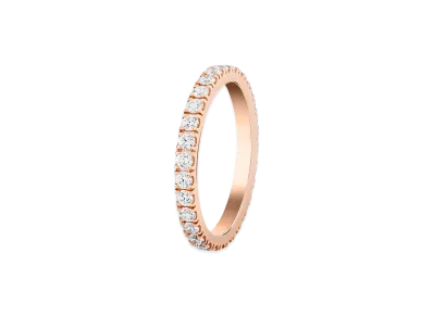 Van Cleef & Arpels Felicite wedding band 2.1mm "18K Rose gold/Diamond"