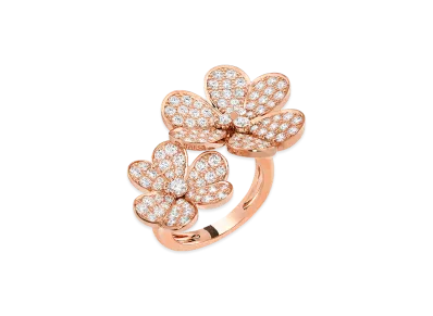 Van Cleef & Arpels Frivole Entre les Doigts ring "18K Rose gold/Diamond"