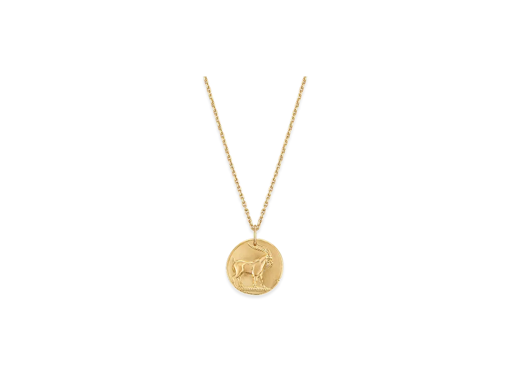Van Cleef & Arpels Zodiaque medal Capricorni Capricorn "18K Yellow gold"