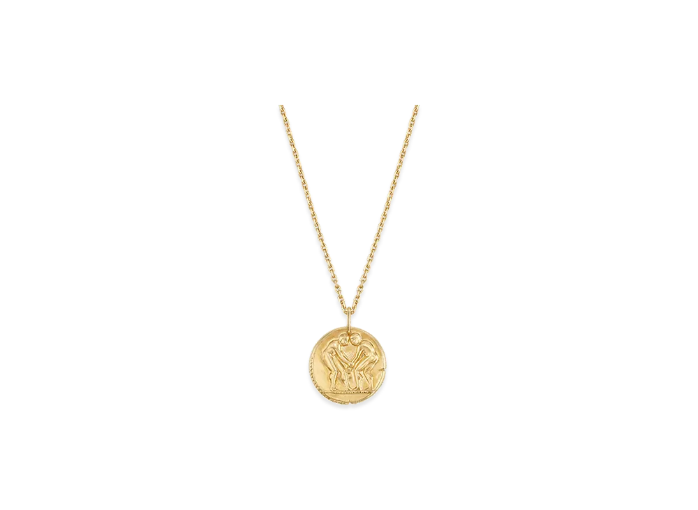 Van Cleef & Arpels Zodiaque medal Geminorum Gemini "18K Yellow gold"