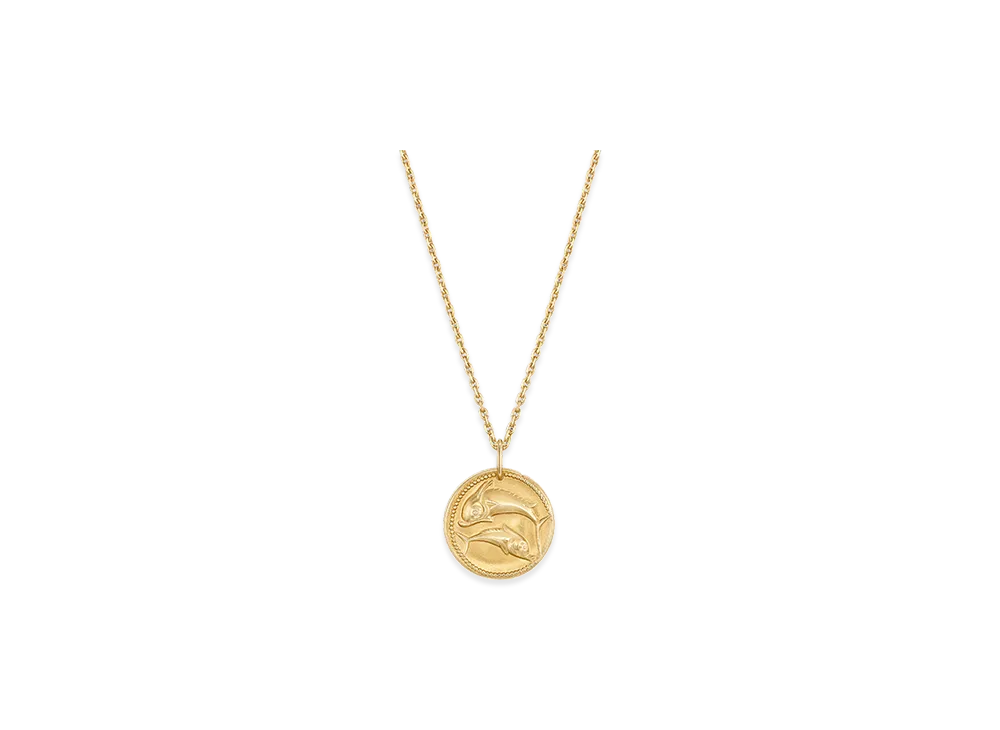 Van Cleef & Arpels Zodiaque medal Piscium Pisces "18K Yellow gold"
