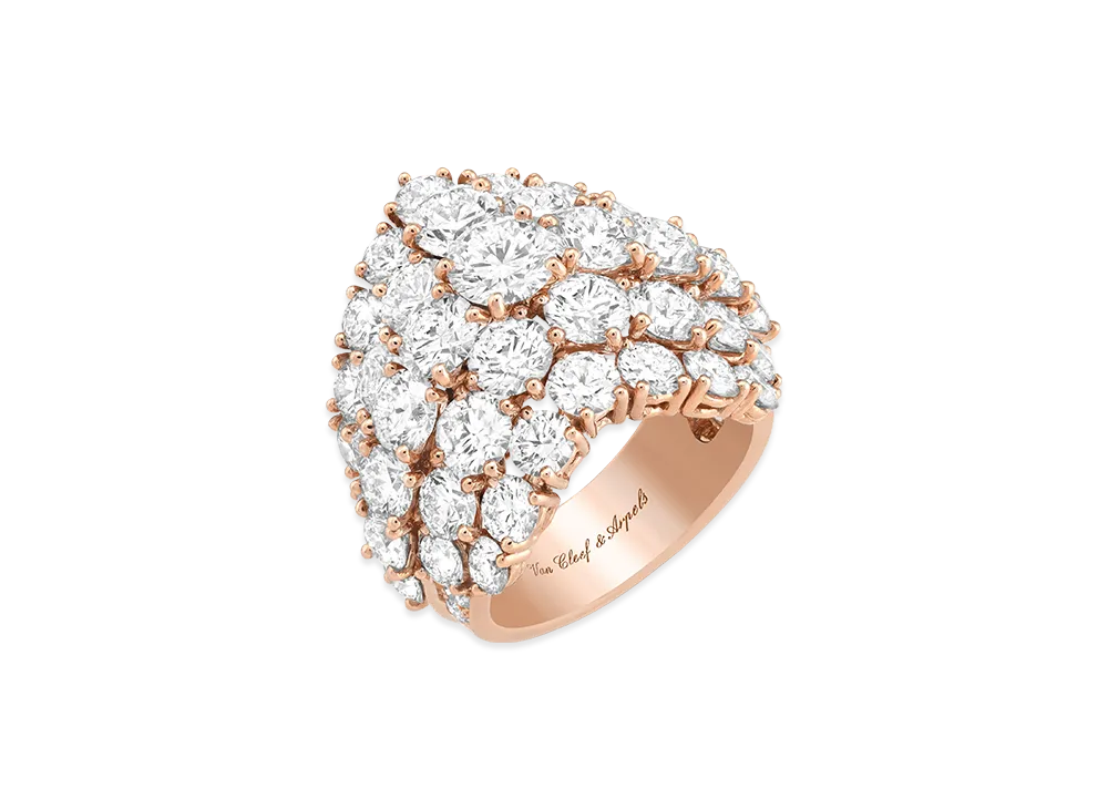 Van Cleef & Arpels A Cheval ring "18K Rose gold/Diamond"