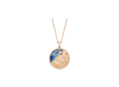 Van Cleef & Arpels Zodiaque long necklace Piscium Pisces "18K Rose gold/Sodalite"