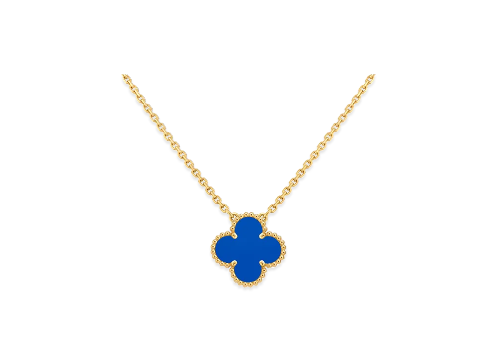 Van Cleef & Arpels Vintage Alhambra pendant "18K Yellow gold/Agate"