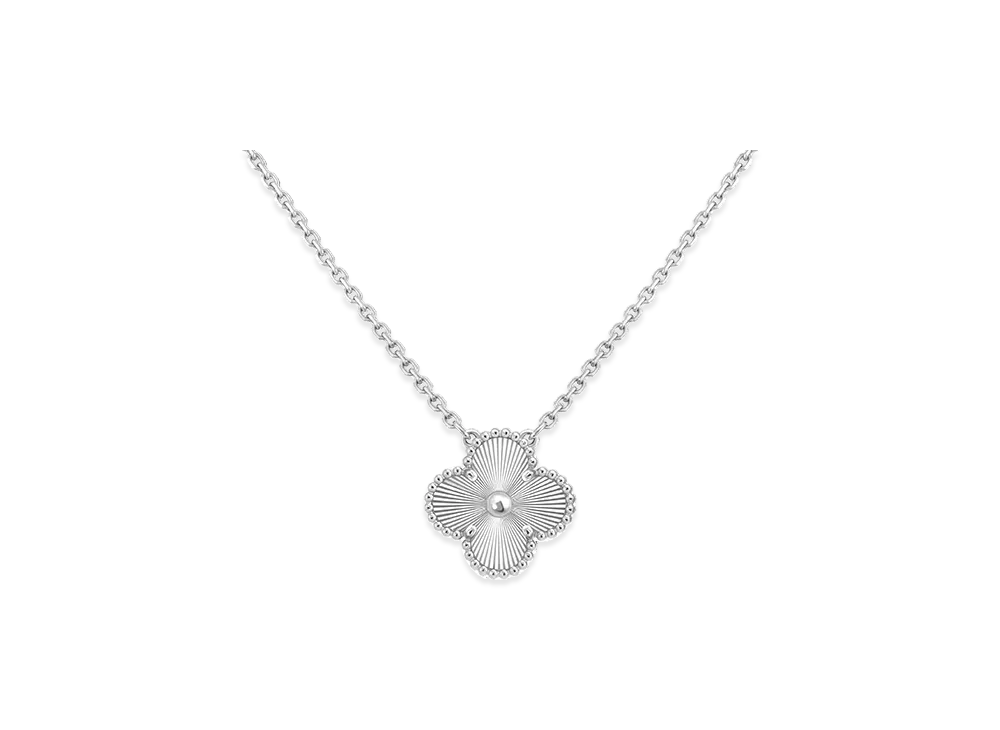 Van Cleef & Arpels Vintage Alhambra pendant "18K White gold"