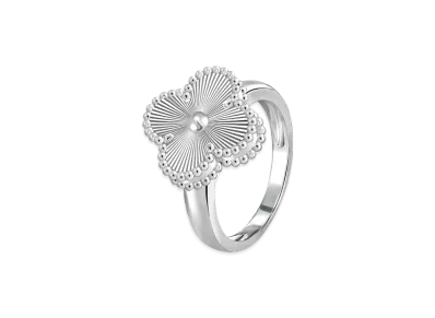 Van Cleef & Arpels Vintage Alhambra ring "18K White gold"