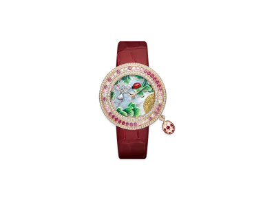 Van Cleef & Arpels Charms Coccinelle Feerique watch "18K Rose gold/Sapphire/Diamond/Mother-of-pearl/Ruby"