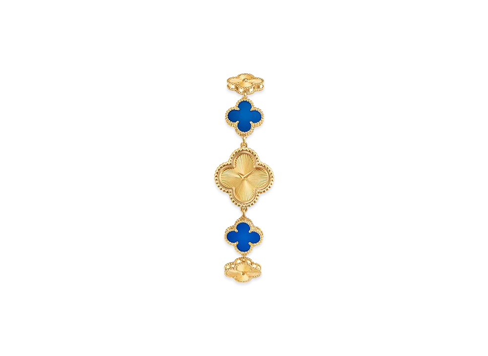 Van Cleef & Arpels Sweet Alhambra watch "18K Yellow gold/Agate"
