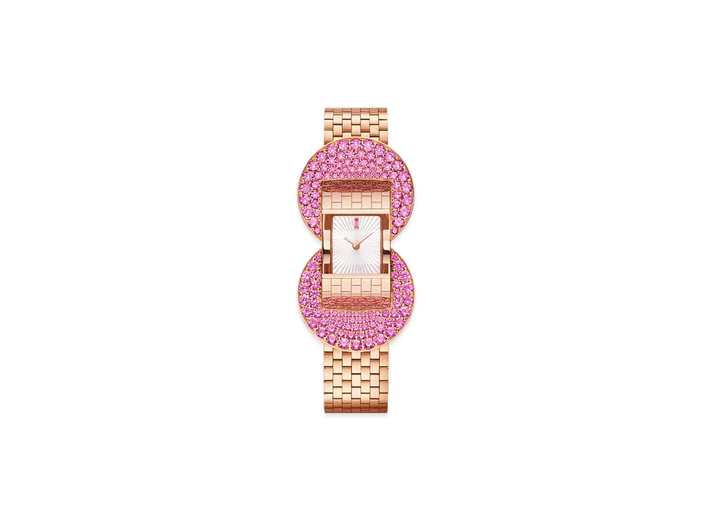 Van Cleef & Arpels Ludo Secret watch "18K Rose gold/Sapphire/Mother-of-pearl"