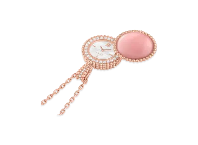 Van Cleef & Arpels Perlee secret pendant watch "18K Rose gold/Quartz/Diamond/Mother-of-pearl"
