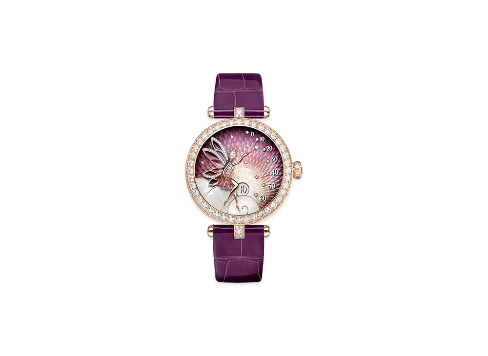 Van Cleef & Arpels Lady Feerie Rose Gold watch "18K Rose gold/Sapphire/Diamond/Mother-of-pearl"