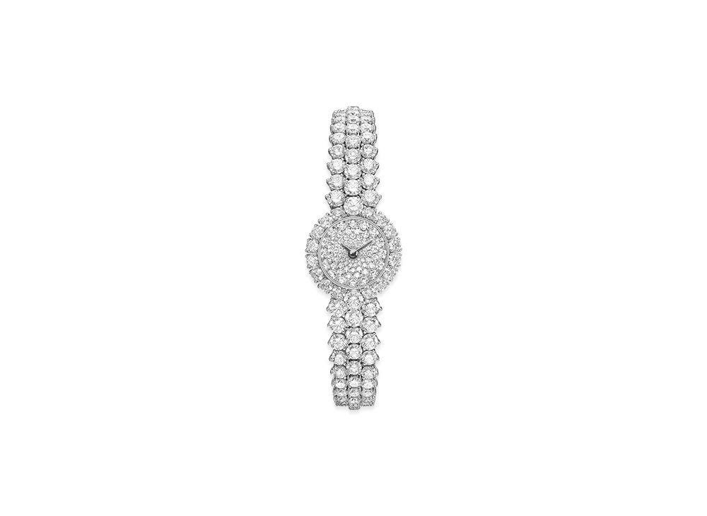 Van Cleef & Arpels High Jewelry a Cheval watch "Platinum/Diamond"