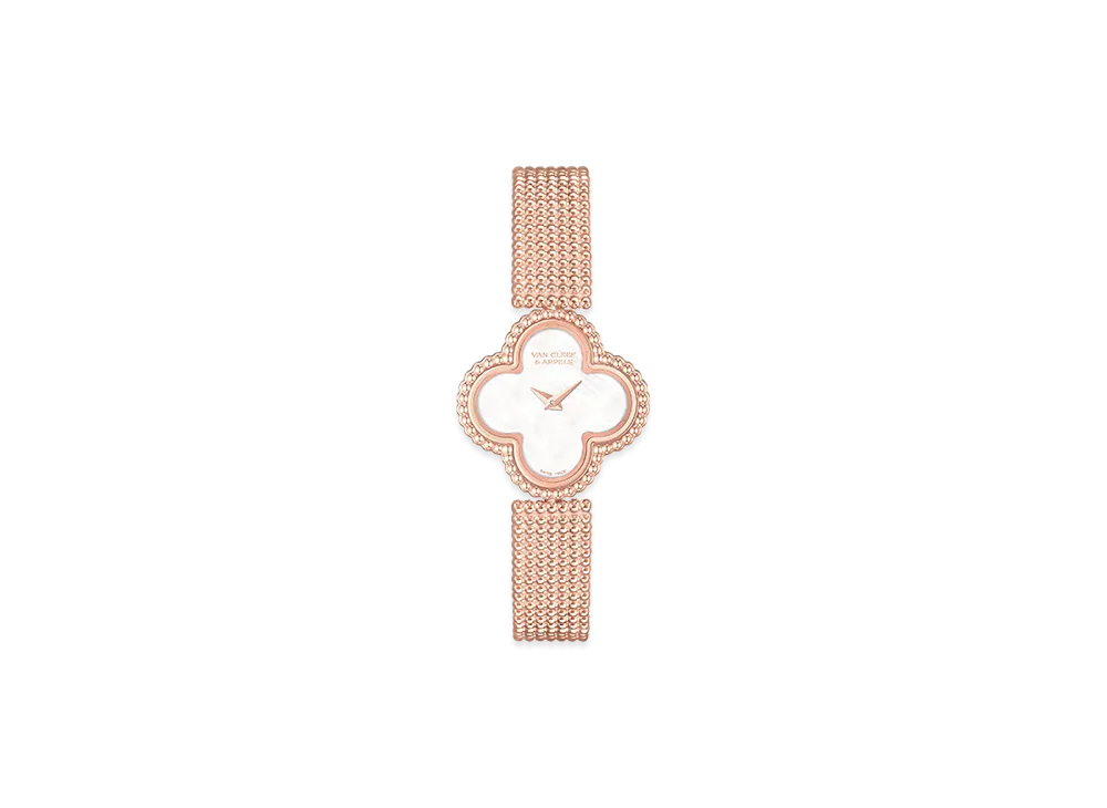 Van Cleef & Arpels Sweet Alhambra watch "18K Rose gold/Mother-of-pearl"