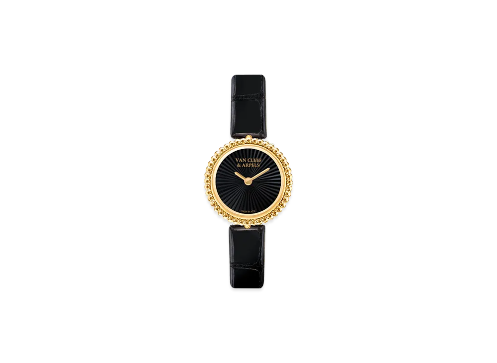Van Cleef & Arpels Perlee watch 23mm "18K Yellow gold/Onyx"