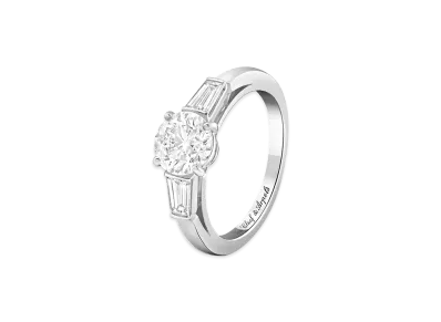Van Cleef & Arpels Sonate solitaire diamond 1.2 carats DVVS1 "Platinum/Diamond"