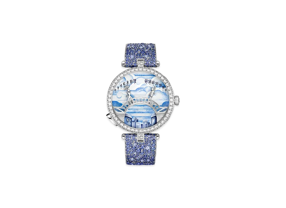 Van Cleef & Arpels Lady Arpels Pont des Amoureux Matinee watch "18K White gold/Diamond"