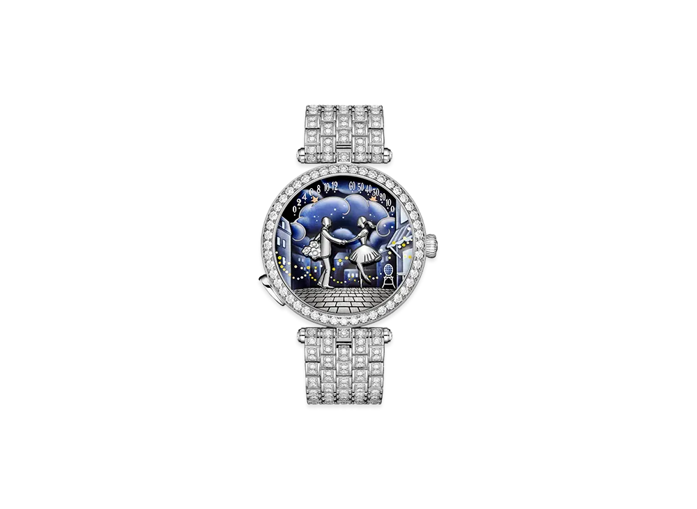 Van Cleef & Arpels Lady Arpels Bal des Amoureux Automata watch "18K White gold/Diamond"