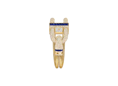 Van Cleef & Arpels Cadenas watch "18K Yellow gold/Sapphire/Diamond"