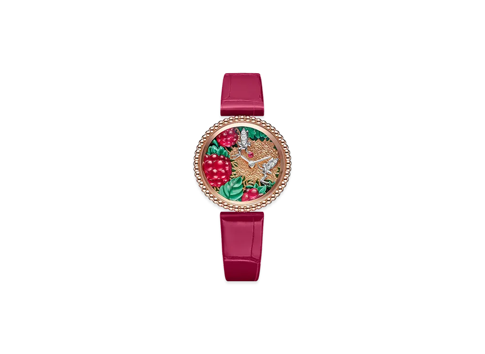 Van Cleef & Arpels Perlee Extraordinaire Fruit Enchante Framboise "18K Rose gold/Diamond"