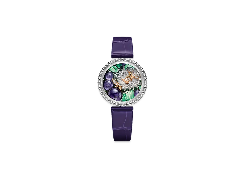 Van Cleef & Arpels Perlee Extraordinaire Fruit Enchante Myrtille "18K White gold/Diamond"