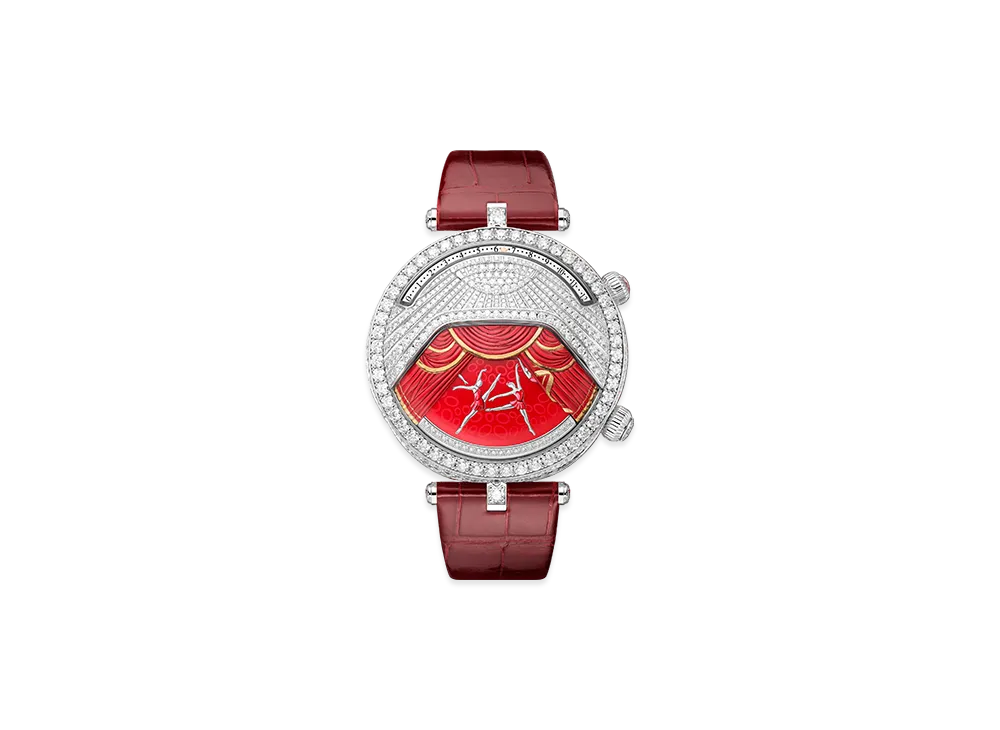 Van Cleef & Arpels Lady Arpels Ballerine Musicale Ruby watch "18K White gold/Diamond/Ruby"