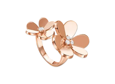 Van Cleef & Arpels Frivole Entre les Doigts ring "18K Rose gold/Diamond"