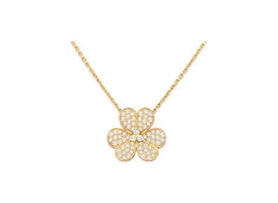 Van Cleef & Arpels Frivole pendant large model "18K Yellow gold/Diamond"