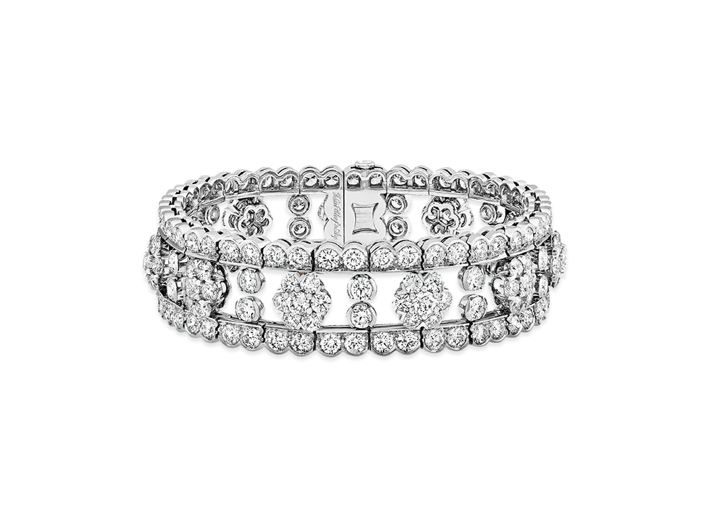 Van Cleef & Arpels Snowflake bracelet "18K White gold/Diamond"