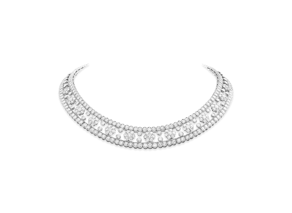 Van Cleef & Arpels Snowflake necklace "18K White gold/Diamond"