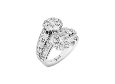 Van Cleef & Arpels Snowflake ring "18K White gold/Diamond"