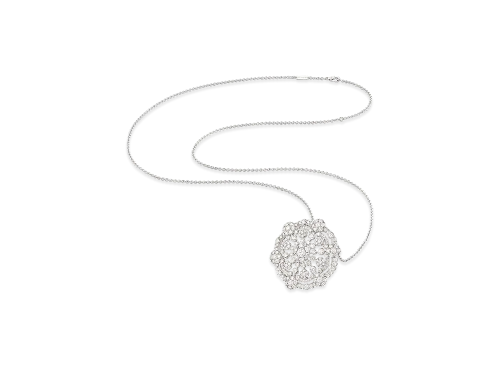 Van Cleef & Arpels Snowflake clip & pendant "18K White gold/Diamond"