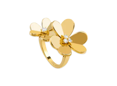 Van Cleef & Arpels Frivole Entre les Doigts ring "18K Yellow gold/Diamond"