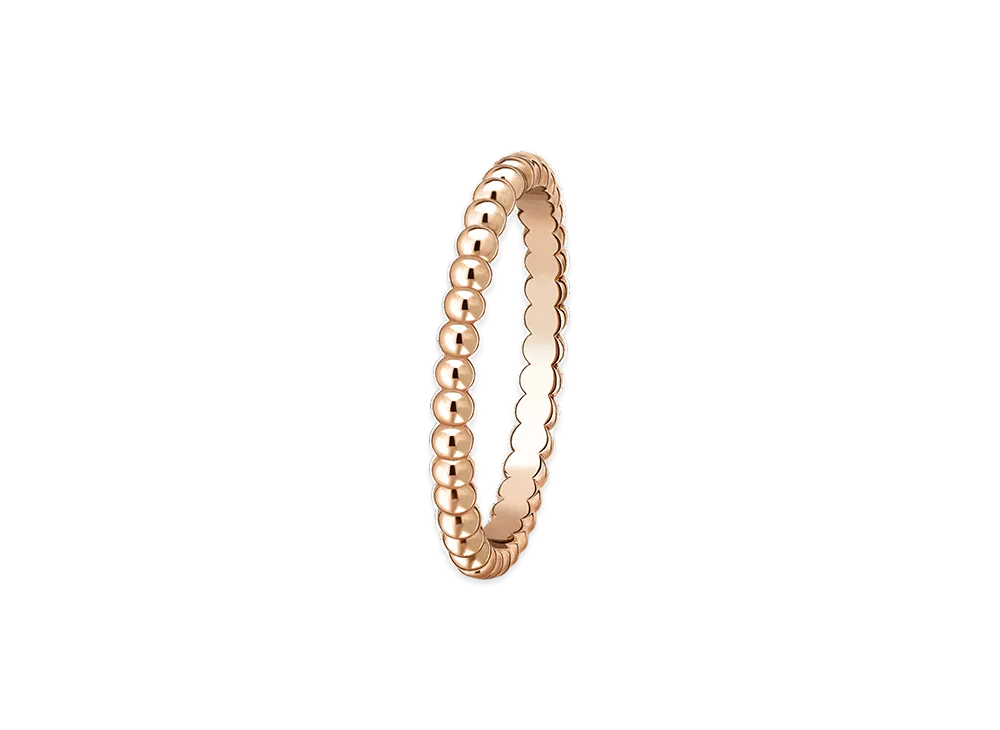 Van Cleef & Arpels Perlee gold pearls ring small model "18K Rose gold"