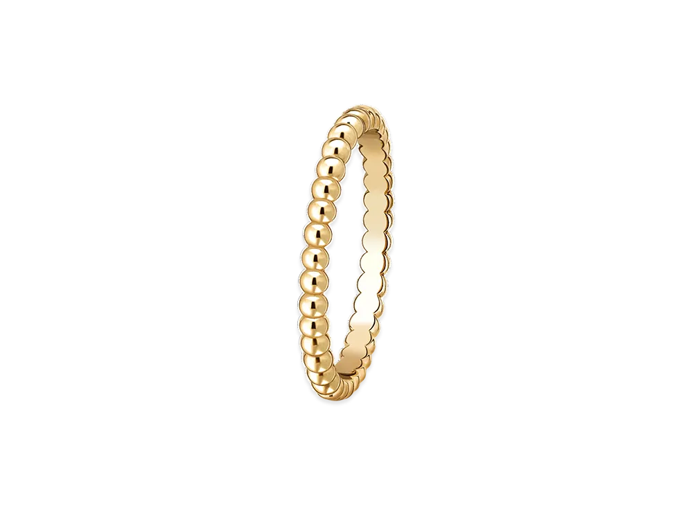 Van Cleef & Arpels Perlee gold pearls ring small model "18K Yellow gold"