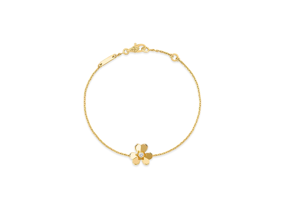 Van Cleef & Arpels Frivole bracelet mini model "18K Yellow gold/Diamond"