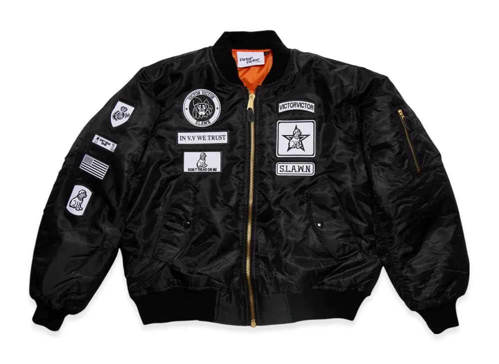 Victor Victor Worldwide x Slawn Bomber Jacket "Black"