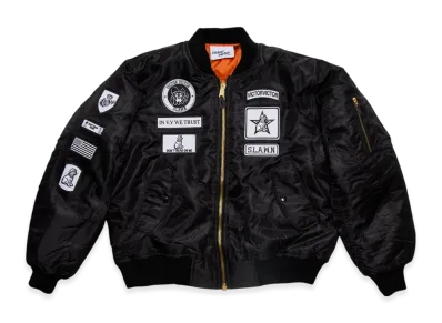 Victor Victor Worldwide x Slawn Bomber Jacket "Black"