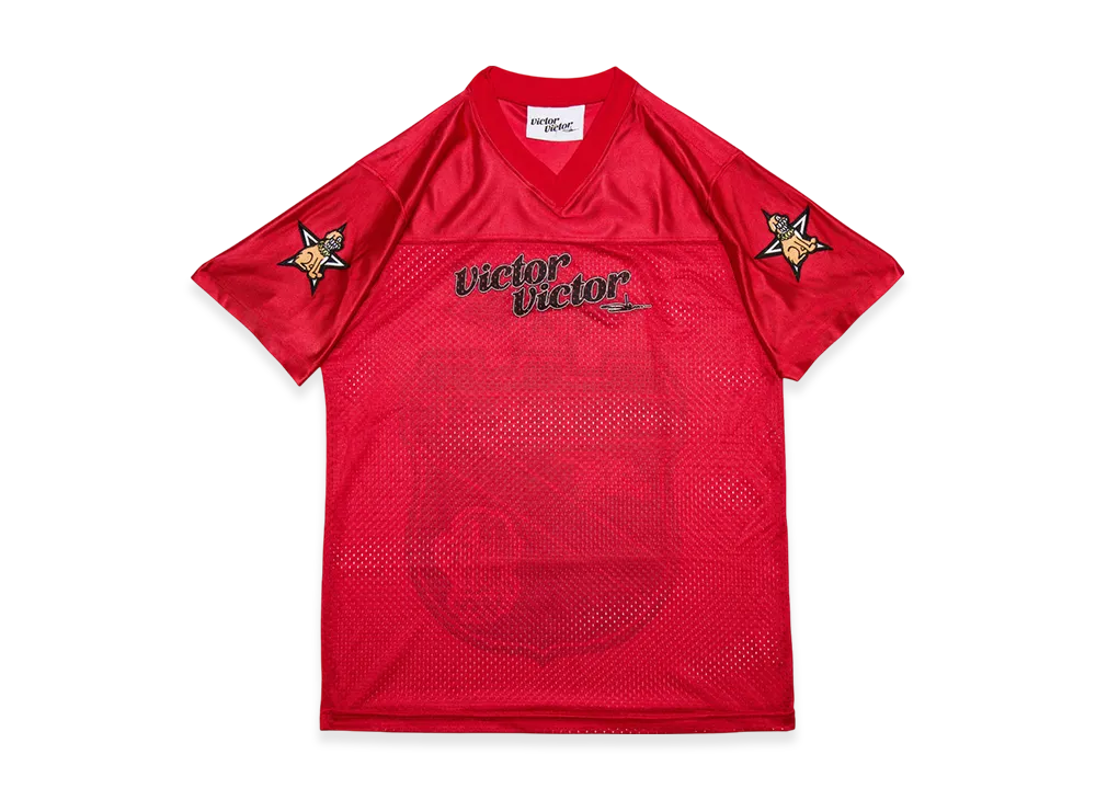 Victor Victor Worldwide x Slawn Mesh Jersey "Red"