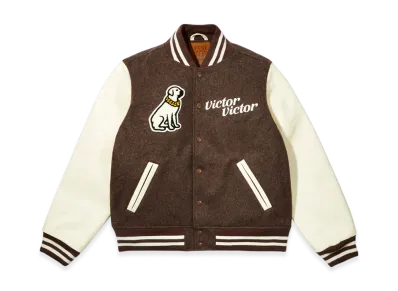 Victor Victor Worldwide Varsity Jacket "Brown"