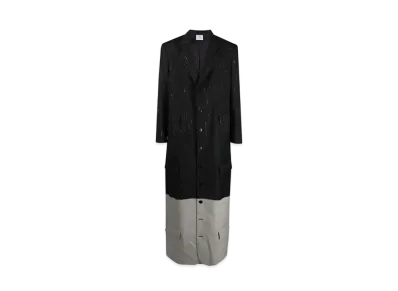 VETEMENTS Striped Tailored Court "Black"