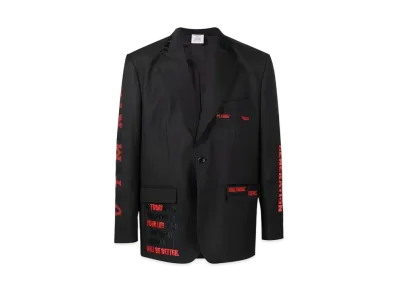 VETEMENTS Single Jacket "Black"